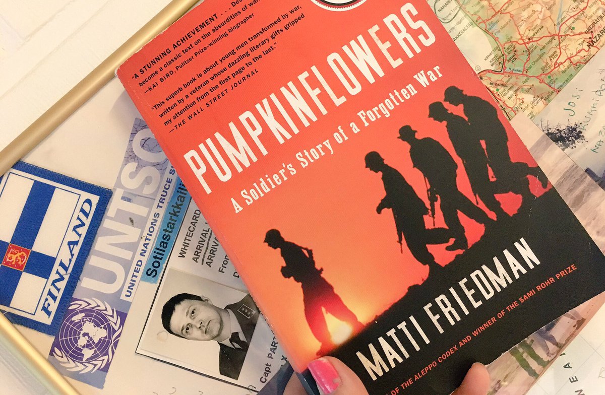 #Pumpkinflowers felt like jumping in my dad's UNtruck in-98,seeing the S.Lebanon reality. thankyou <a href="/MattiFriedman/">Matti Friedman</a> for the revelatory account