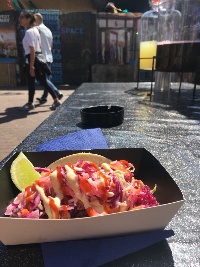 DCruzhermanos's tweet photo. #morelemonade #fishtaco @Portobello_Gin @PortobelloRadio @lacostenauk @visitlondon @Foodie @pickyglutton #market https://t.co/OdSonyHfNO