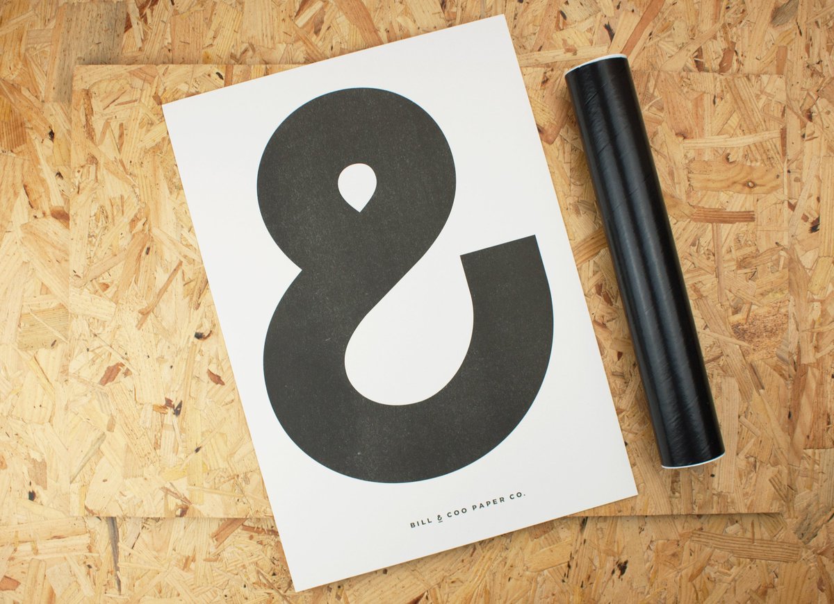 NEW PRINTS! We have just dropped a trio of new prints! billncoo.co.uk #ampersand #typography #interiors #decor