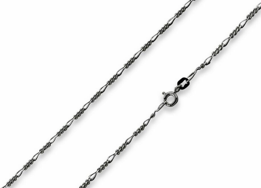 andysoar82's tweet image. Black Rhodium @StainlessSteel 18" Figaro #Chain 2.3MM,Lyle #ImitationJewelry glad comes in for business support,guys,