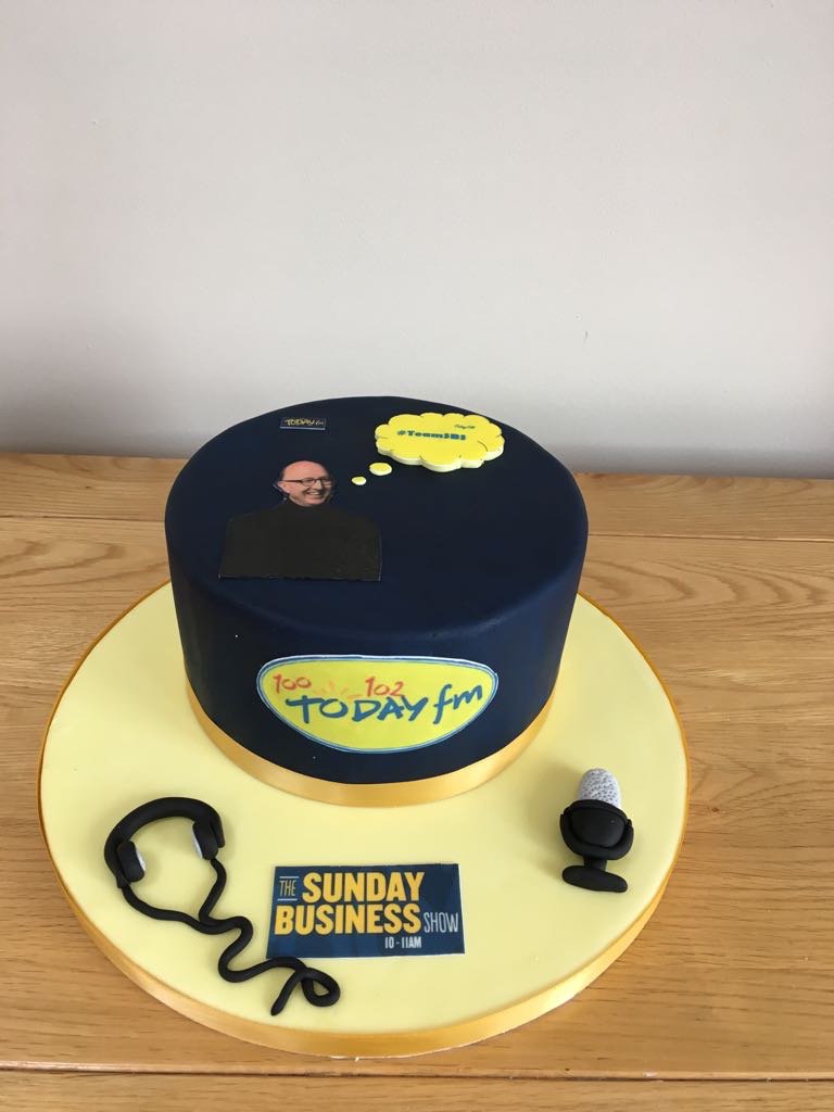 PearlBakes's tweet photo. I was delighted to make this cake for @TodayFM @ConallOM hope you enjoyed it. Well done Mary @BakersAndCakers!! Congrats on the new venture! https://t.co/W9cTQaZNMc