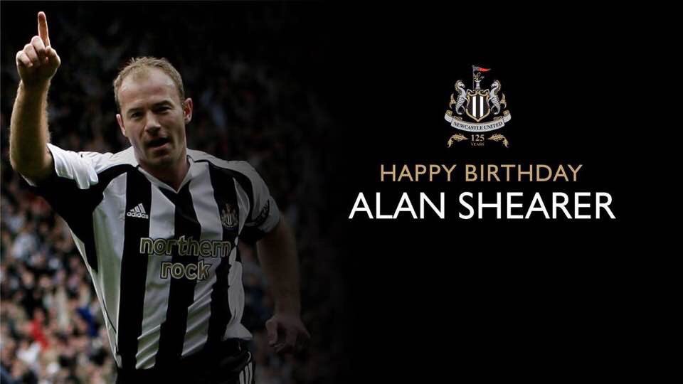 A happy birthday to the Premier League\s all-time leading scorer - Alan Shearer!  