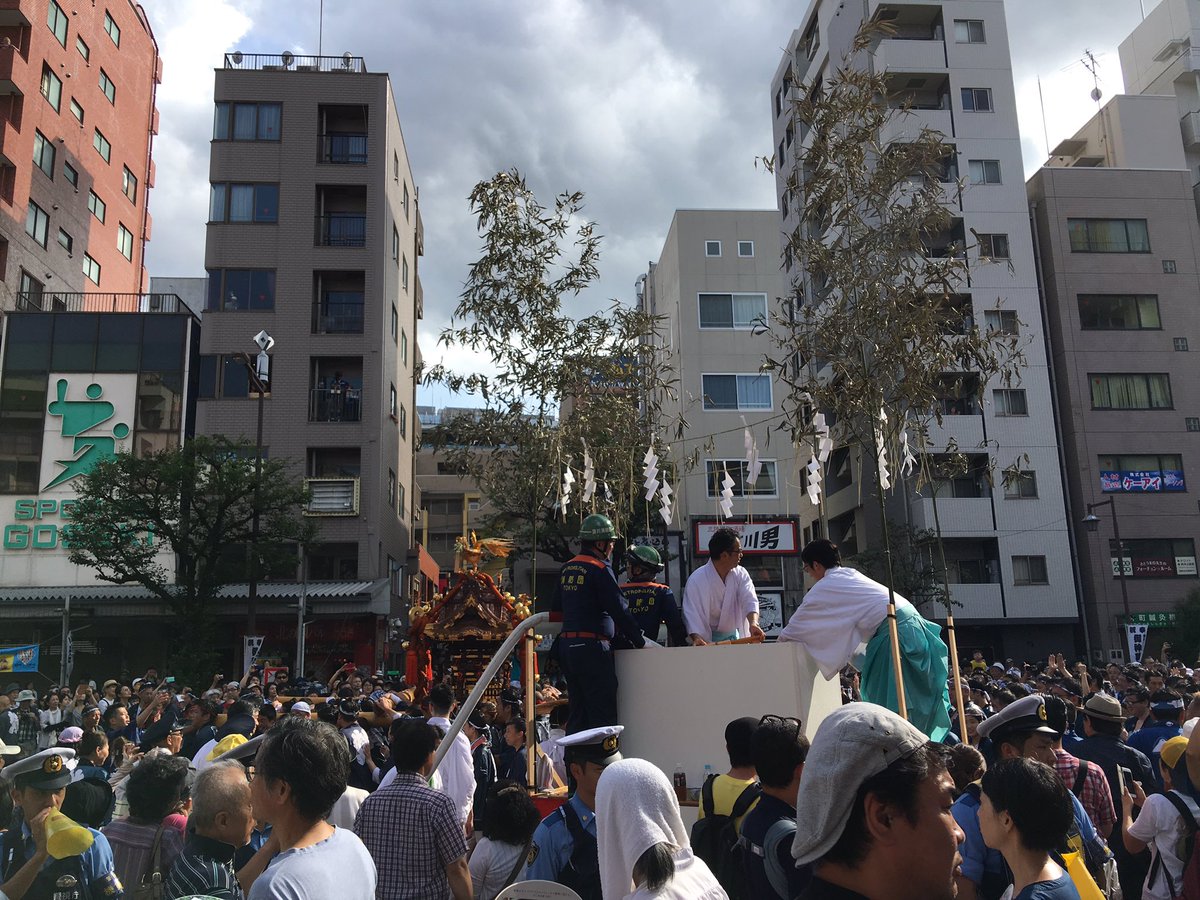 fukagawa_net's tweet photo. 深川の本祭りが終わりました、次は3年後、東京オリンピックと重なります。 https://t.co/tRovJsivSQ