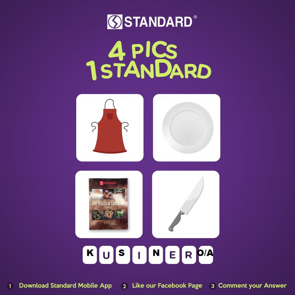 TonioZ10's tweet photo. @StandardPH Kusinero/a
#4Pics1Standard
#StandardAppliances https://t.co/7MtN85qtza