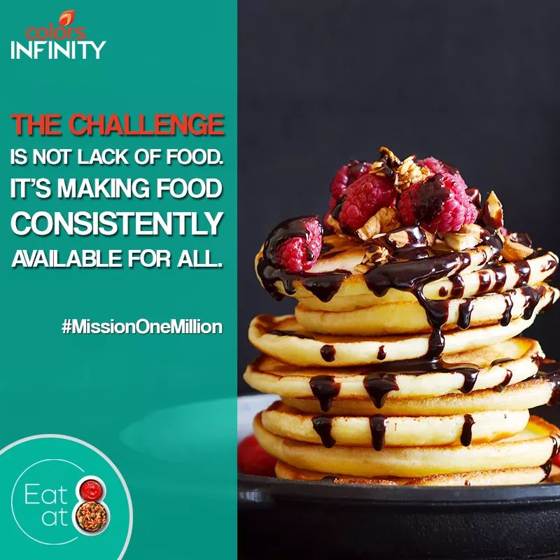 colors_infinity's tweet photo. On Indian &amp; Pakistan's 70th year of Independence, we want to talk about our common enemy Hunger! #Mission1Million 
https://t.co/xF75JaaNg9 https://t.co/ZrNkZGZ0S9