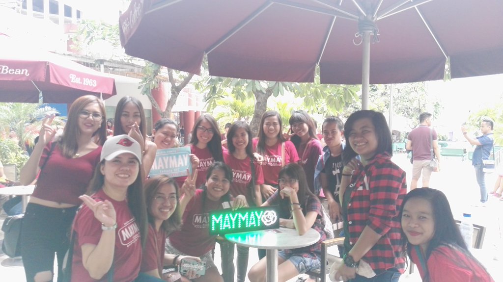 MMEofc's tweet photo. Trying to find the ladies usually in mint green and failed? Here the reason why, go Team Red! Enjoy DALErs!

MAYWARD FirstStarMagicAllStar https://t.co/0ClHRbtrEN