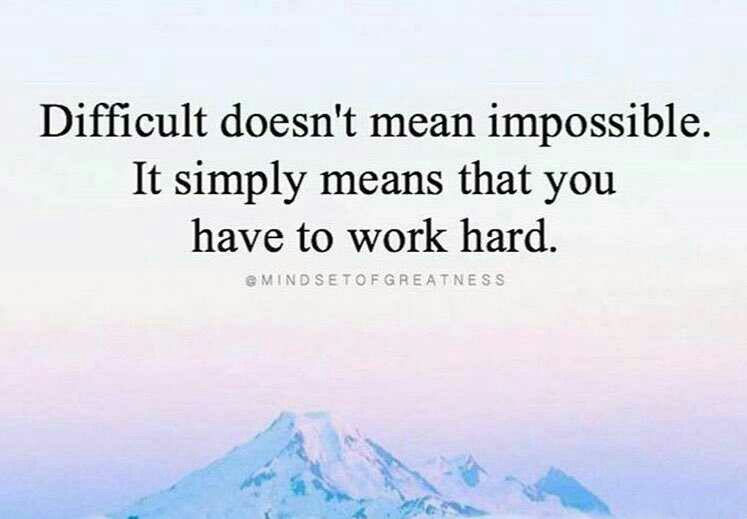 Vastlaura's tweet photo. Difficult doesn't mean impossible...
#ThinkBIGSundayWithMarsha #makeyourownlane #Quotes #mpgvip #hardwork #stayfocused #Socialmedia https://t.co/PYRDgGJ8RK