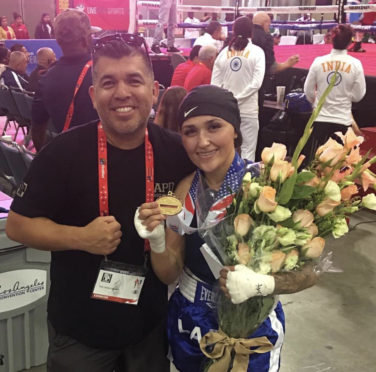 Women of strength &amp; character, like Ofcr Dre Fonseca, our newest <a href="/LA17WPFG/">LA17WPFG</a> Gold medalist in boxing, embody the #LAPD  📷IG SideActionApparel