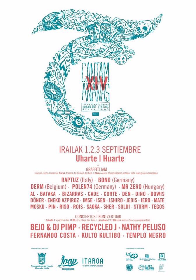 IndaGloryKultur's tweet photo. CANTAMAÑANAS XIV International Art Fest. #Huarte #graffiti #music
Irailak 1-2-3 Septiembre #Huarte 
https://t.co/j7EtwpoRz5 https://t.co/B61df0Y3h4