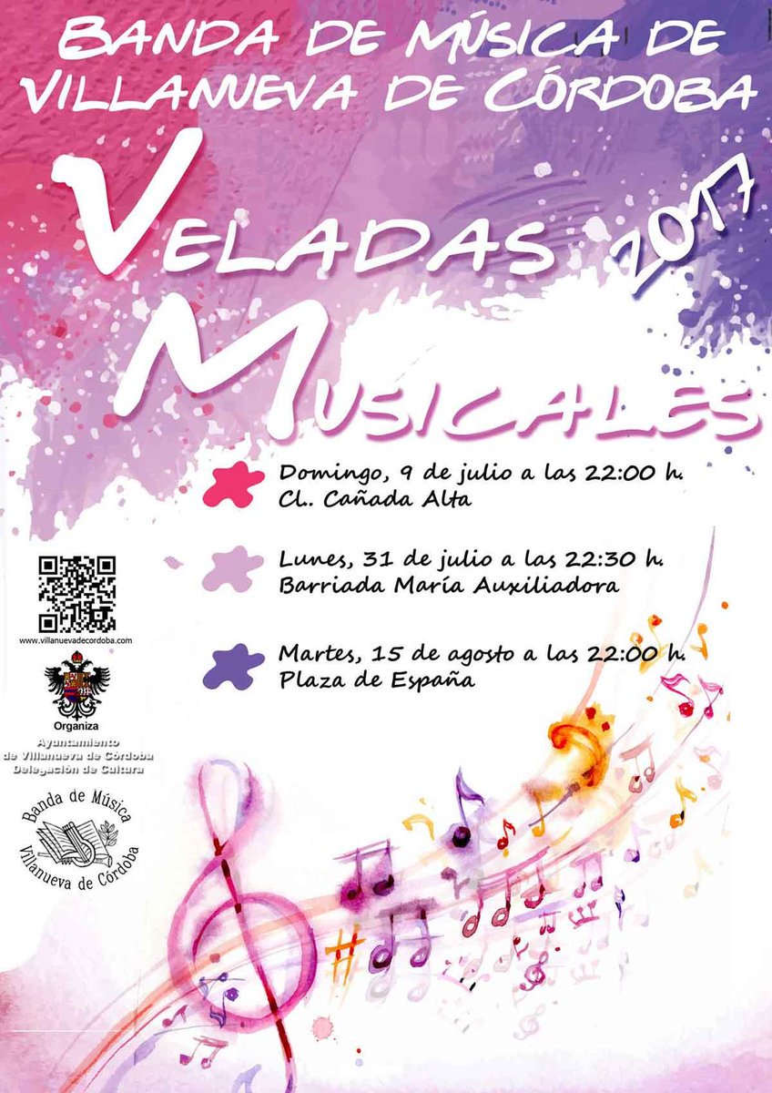 TurismoJarote's tweet photo. Ven y disfruta de esta última Velada Musical el martes 15 de agosto a las 22:00 horas en la Plaza de España de #Villanuevadecordoba. https://t.co/GKW2tok8eZ