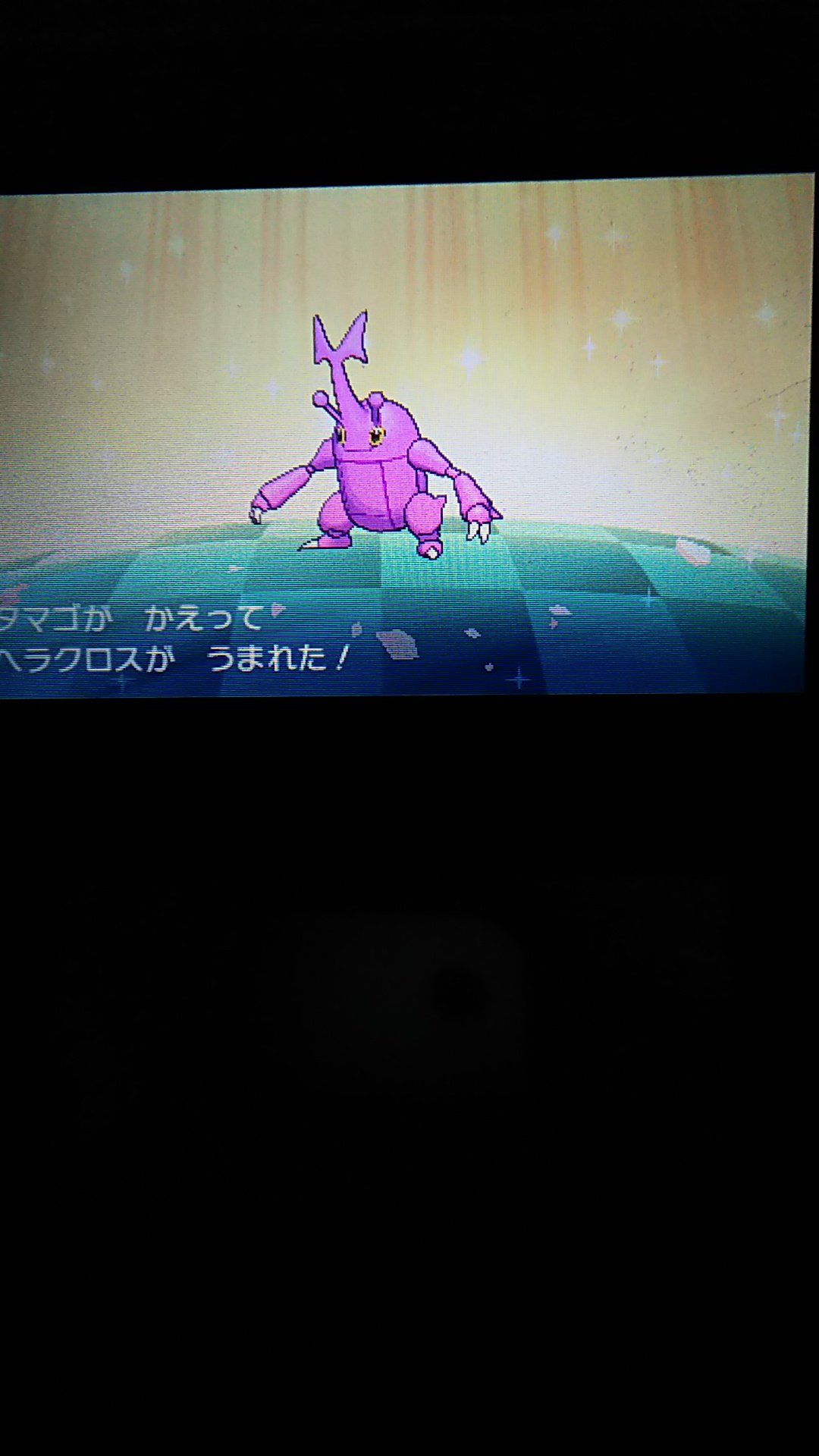 Master 166 よし 色固定孵化完了 色違いヘラクロスです 色違いが固定できたと言う事で 孵化した場所を 月輪の祭壇 にしてきましたw レートで活躍してもらいたい ちなみに今までにレート用のヘラクロスを何回か 育成したのですが このヘラクロスは3