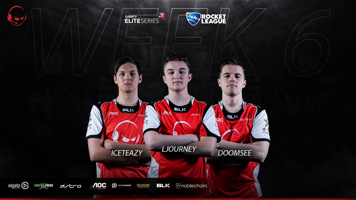 team_infused's tweet photo. We make changes for Week 6 in @RocketLeague for our @Gfinity #EliteSeries game against @exceL today! #RedArmy

https://t.co/DlqamxdYou https://t.co/zgYVZV3nam