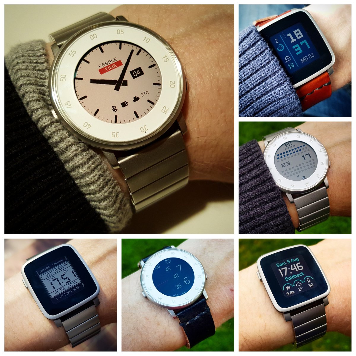 pebblestyle's tweet photo. My #pebblefwotw are "Helvetica Standard", "Trece", "Squareminimal", "W800H/W96H Casio", "Fix" and "Simply Remix". #Watchfaces #pebble https://t.co/iVEEw7mGpF