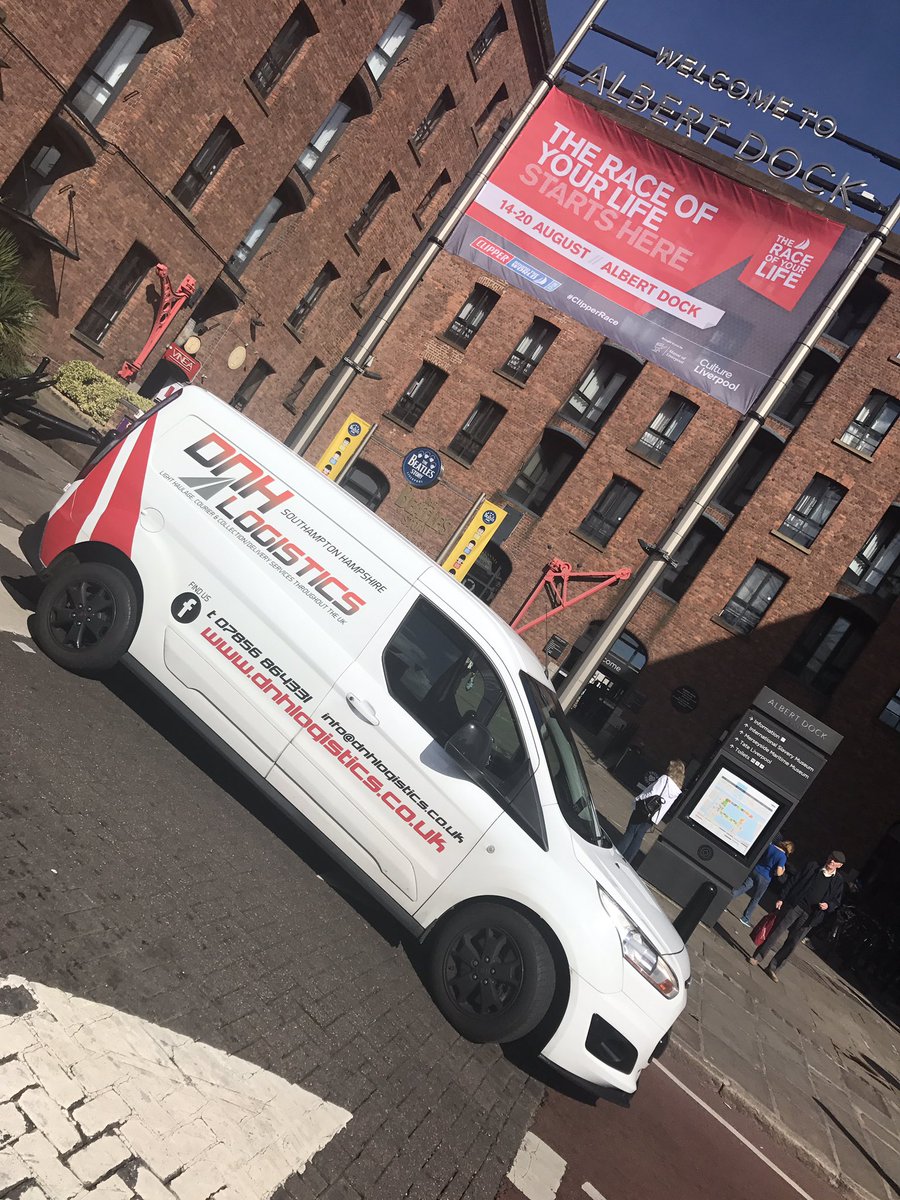 Delivery this morning at Albert Dock, #Liverpool ahead of the <a href="/clipperrace/">Clipper Round the World Yacht Race</a> which is set to start Tomorrow.