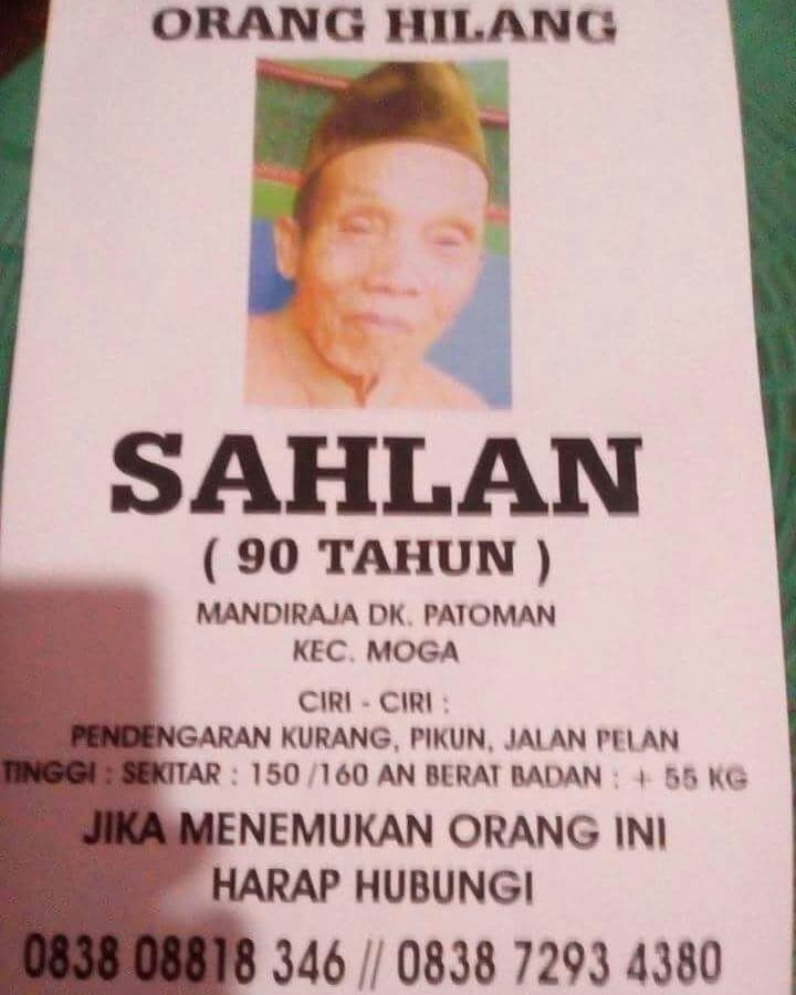 #OrangHilang

Tolong dibantu, luuurr.. #InfoPemalang