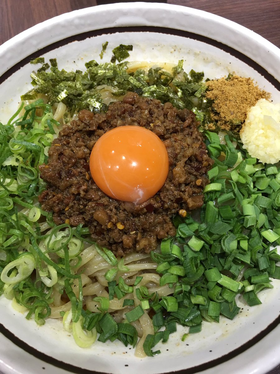 すずきんとす ラブライブから歩いて西早稲田の台湾まぜそば はなび へ 締めの締め アツアツ麺とネギが染み渡る D 台湾まぜそば 麺屋はなび ラブライブサンシャイン Lovelive 西早稲田 東新宿