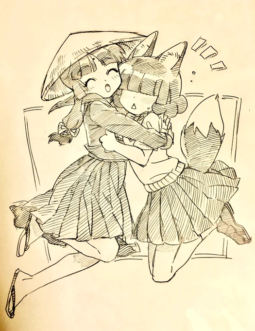 「モフモフですねっ!」
#うちの子が反応くれたよその子片っ端からぎゅってしてく 