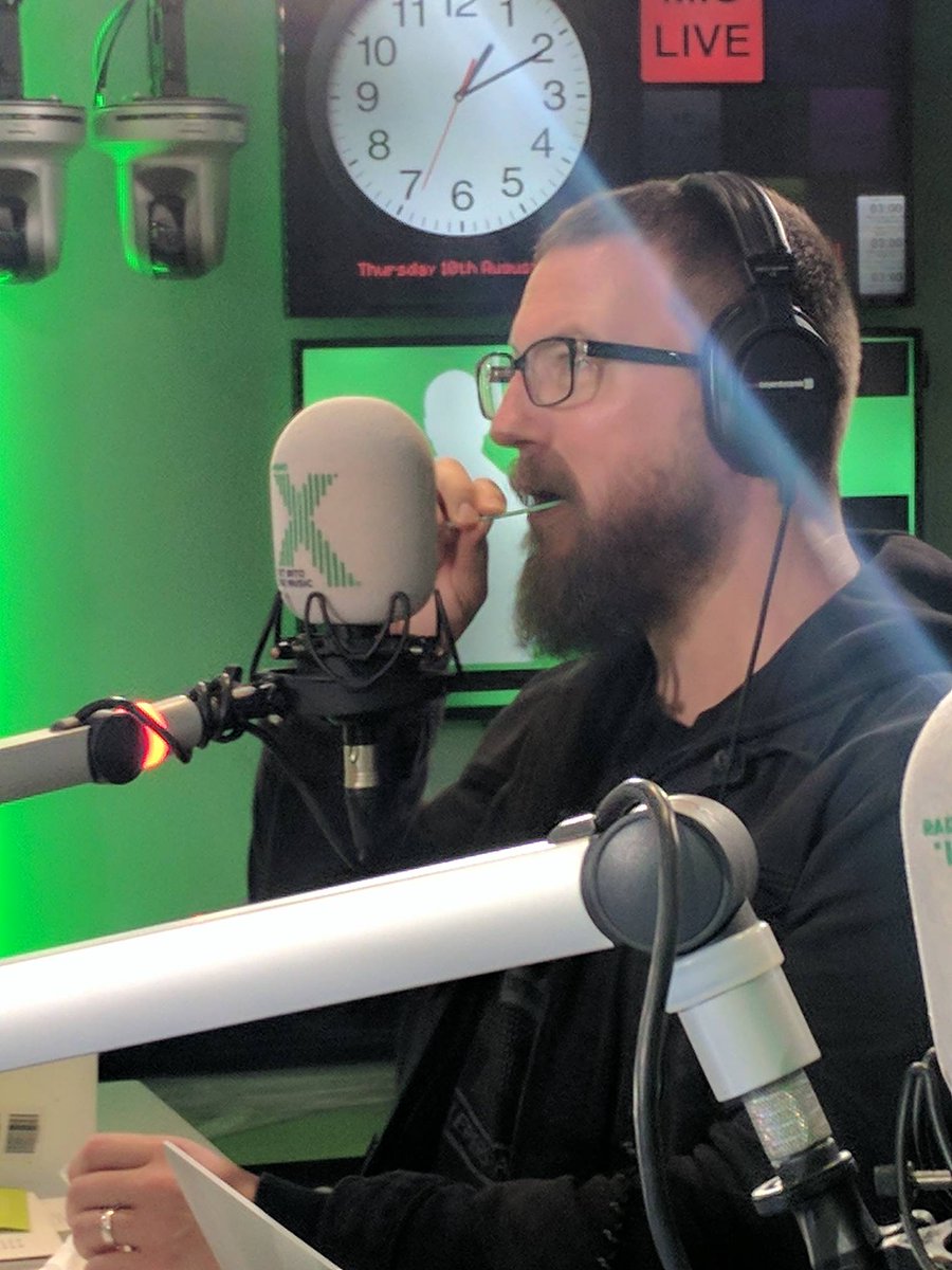rustyrockets's tweet photo. Tune into @radiox 11am - 1pm this morning! https://t.co/0XbeFHV3hM