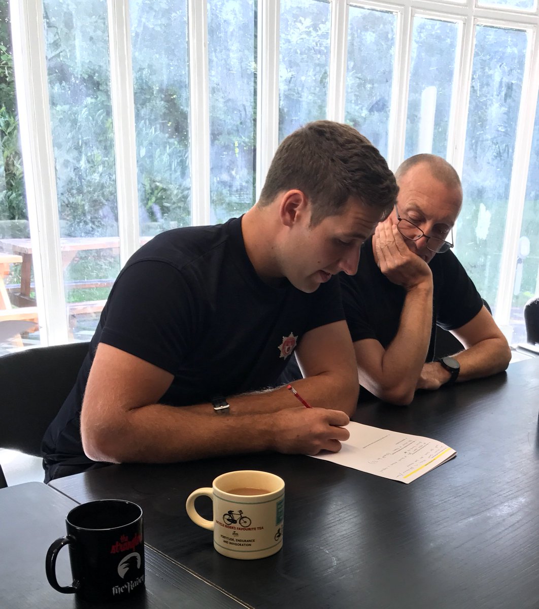 Rushmoor02's tweet photo. #RW02 completing a BA quiz this morning with a brew &amp; then a scenario session
#OpsReady by testing  #OpsKnowledge to makes us #OpsEffective https://t.co/mRa0mdl2CT