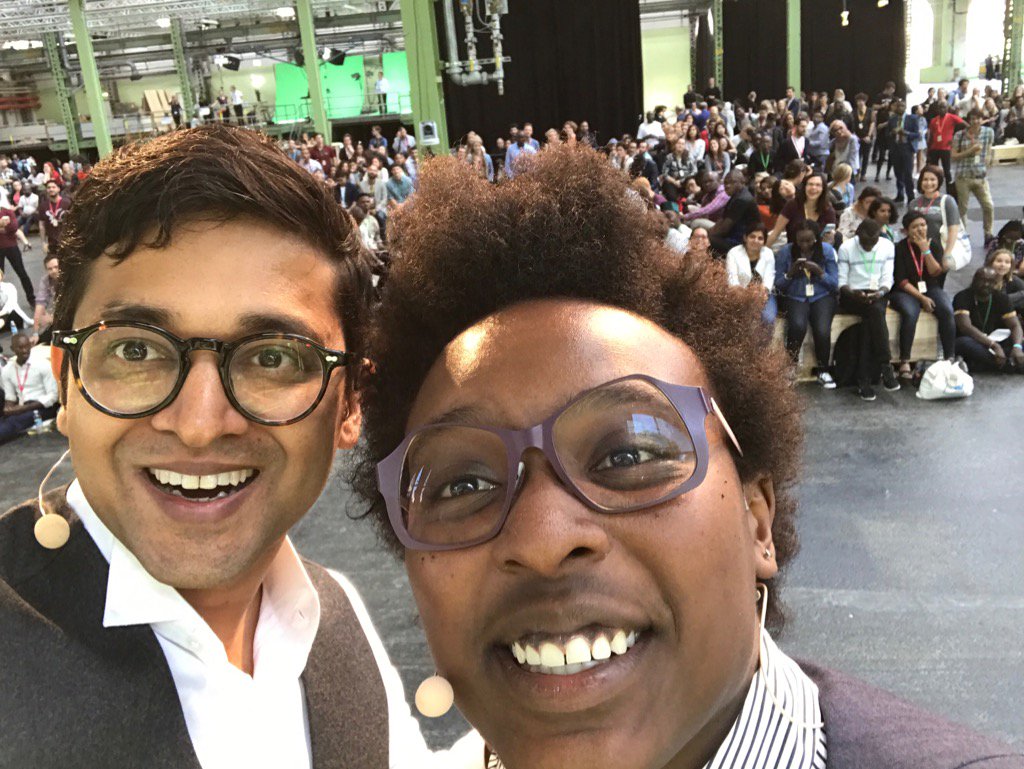 GauravGuptaX's tweet photo. Megan and Gaurav. Inspired by the 1000 changemakers in front of us. @meganrosedickey @UNLEASHlab #UNLEASHLAB2017 https://t.co/DZbSCwDmkz