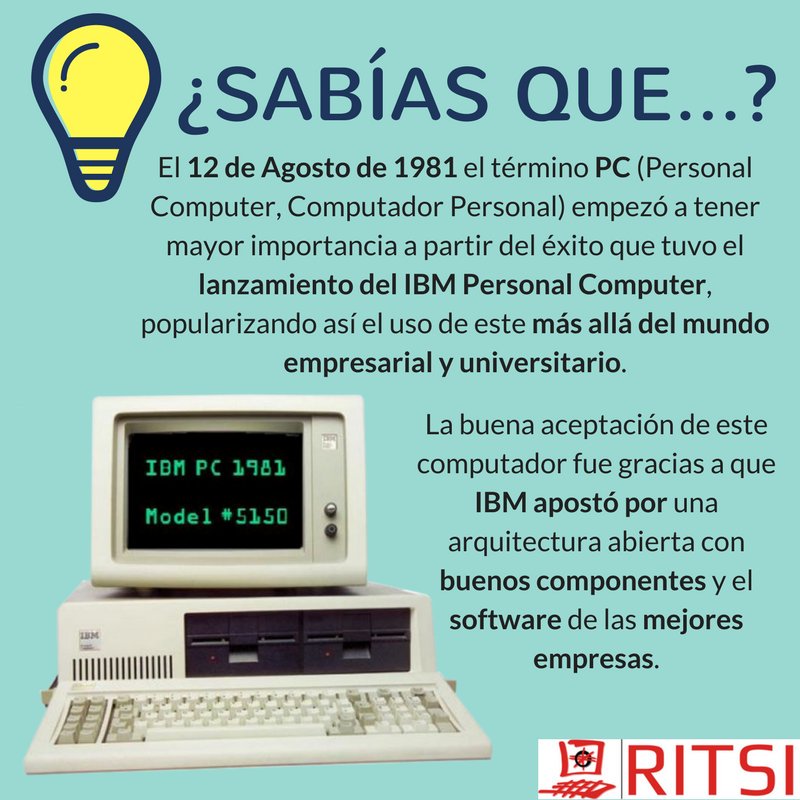 Asociación RITSI ar Twitter: “¿Sabías que...? Ayer, 12 de Agosto ...