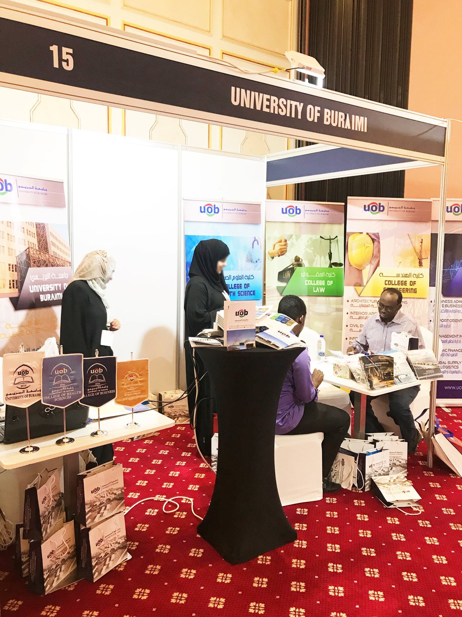 uoboman's tweet photo. جانب من مشاركة #جامعة_البريمي في معرض التعليم العالي والتدريب بصلالة 
8 - 10 أغسطس 2017م  #EDUTREX 
#University_of_Buraimi https://t.co/KLpKJXrPdF