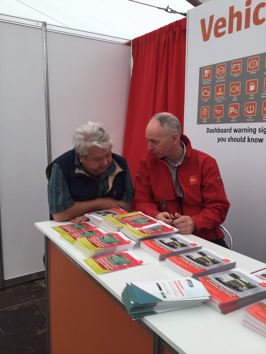 RSAIreland's tweet photo. Looking for advice on your licence/driving test/car seats or vehicle? Visit our stand @tullamoreshow to have your queries answered. https://t.co/L1apdTfGak