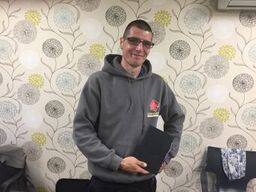BforBBury's tweet photo. Dean Kelly @EastlancsCBS receives his new #bforb note book @BforBBury #property #construction https://t.co/zyYX4WSsbD