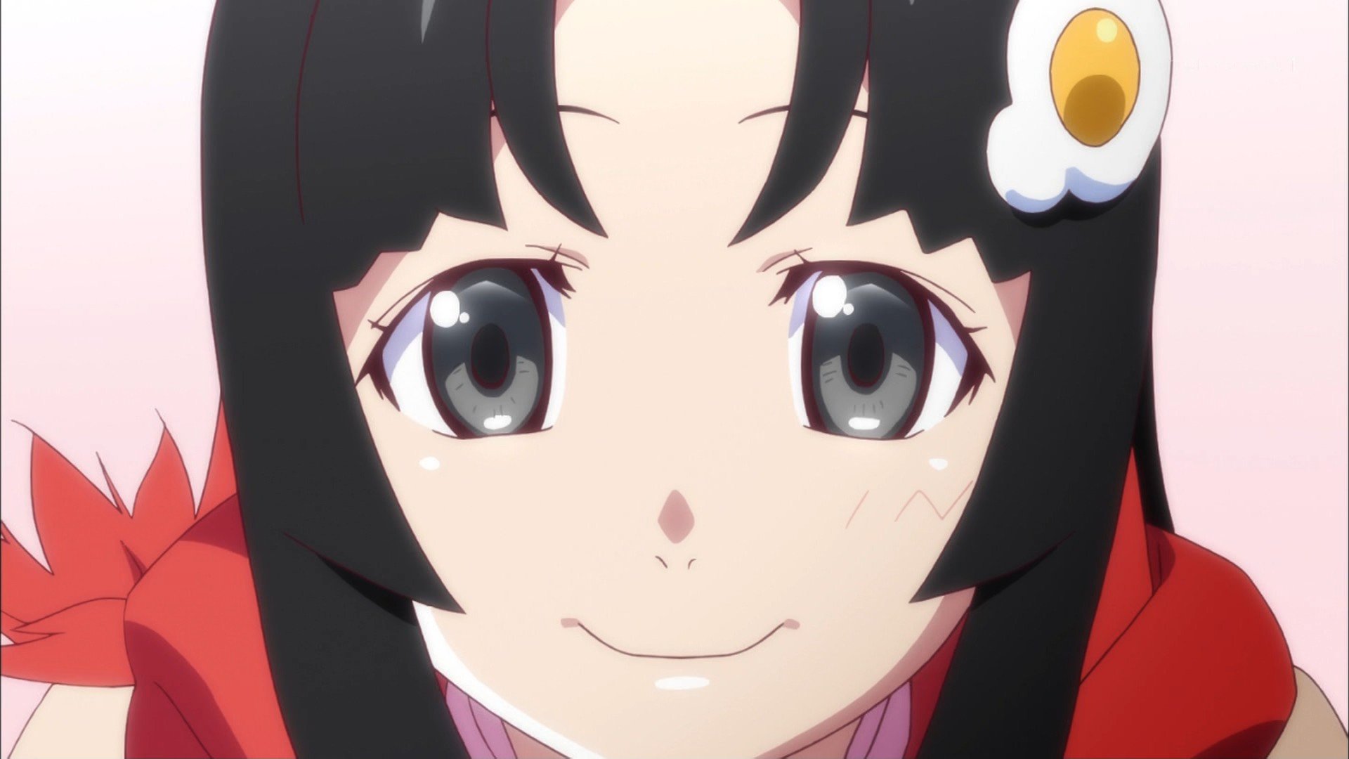 嘲笑のひよこ すすき 阿良々木月火は怪異である 阿良々木家の末女であり 来年度から三年生になる中学生であり ファイヤーシスターズの参謀役であり 髪型をよく変える女の子であり 不死鳥である Monogatari 物語シリーズ 終物語 おうぎダーク