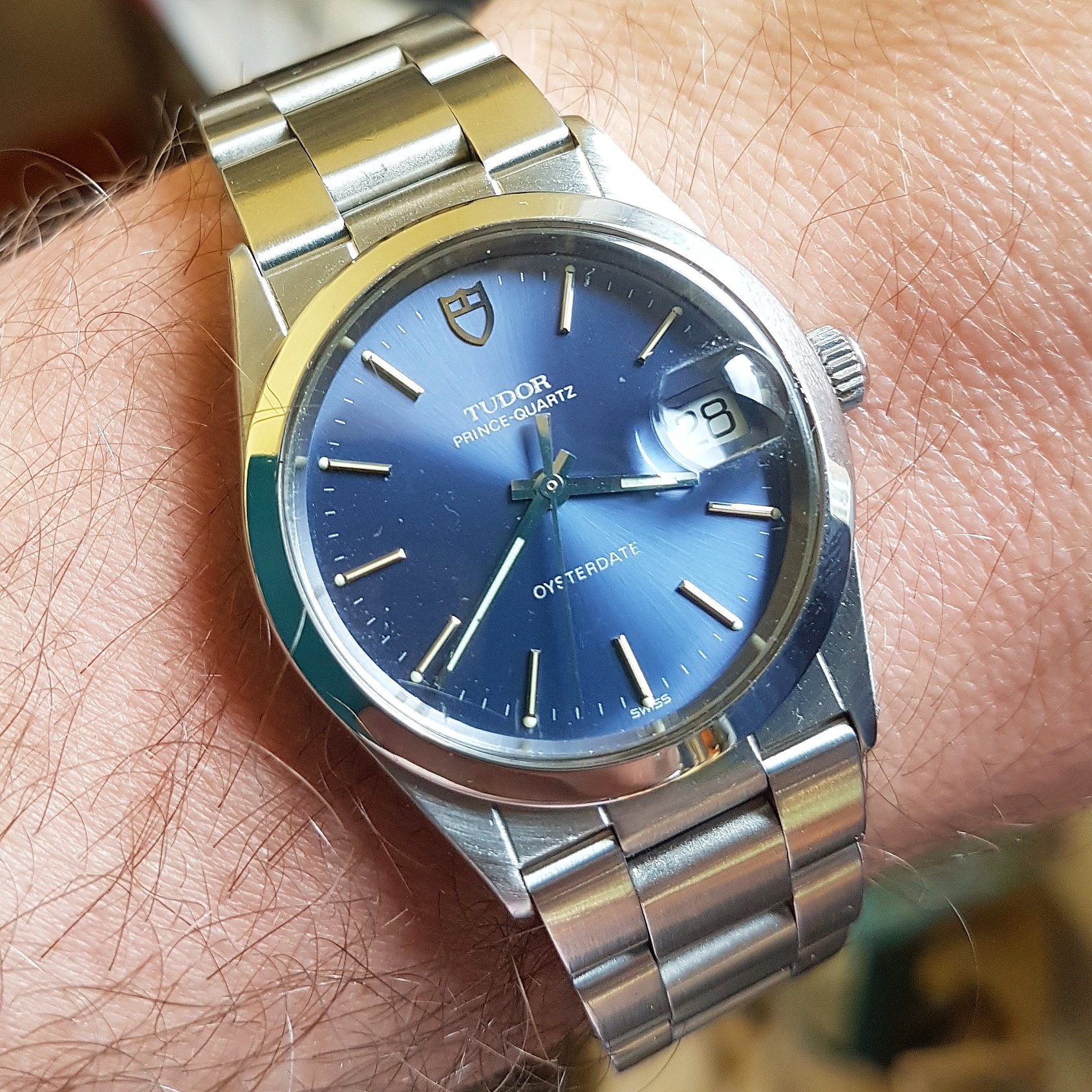 tudor prince quartz oysterdate