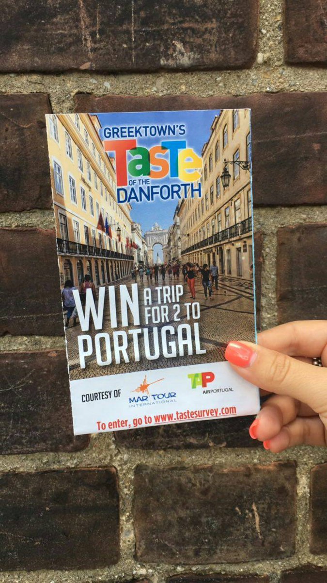 Win a trip to PORTUGAL! Make sure you pick up a brochure at the Festival where you will find the code to enter on the back! ✈ #TOTD2017