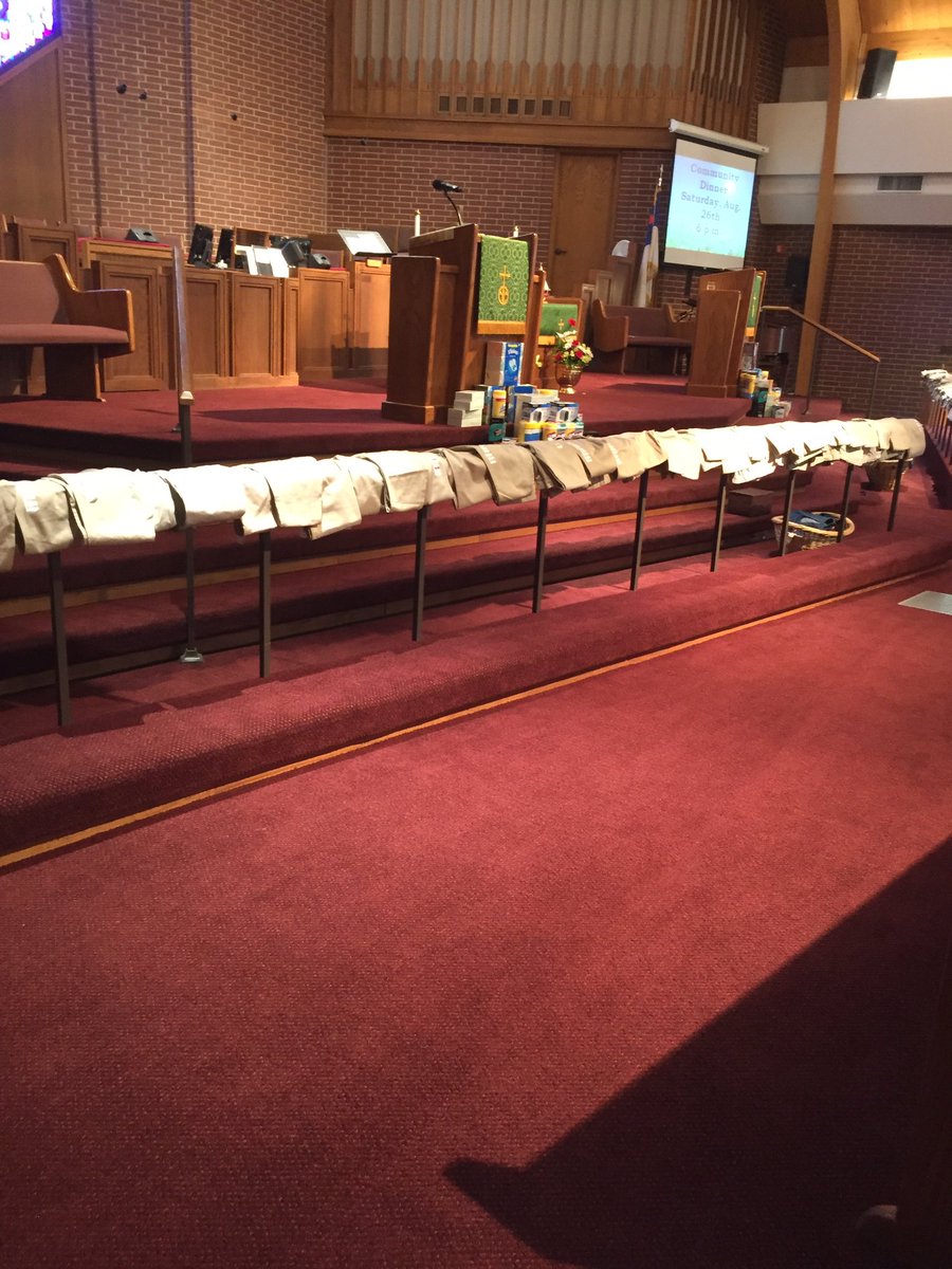 griffbrjones's tweet photo. Thank you Memorial Drive United Methodist Church! 100 + pairs of uniform pants! #SuccessTPS #patriotpride https://t.co/fDKX3KZgdX