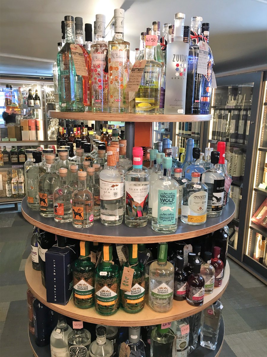 More Gin than you can shake a stick at here in Dartmouth! <a href="/GinLovers_/">Gin Lovers</a> <a href="/Devon_Hour/">#DevonHour</a> <a href="/DartmouthBiz/">Dartmouth Business</a>