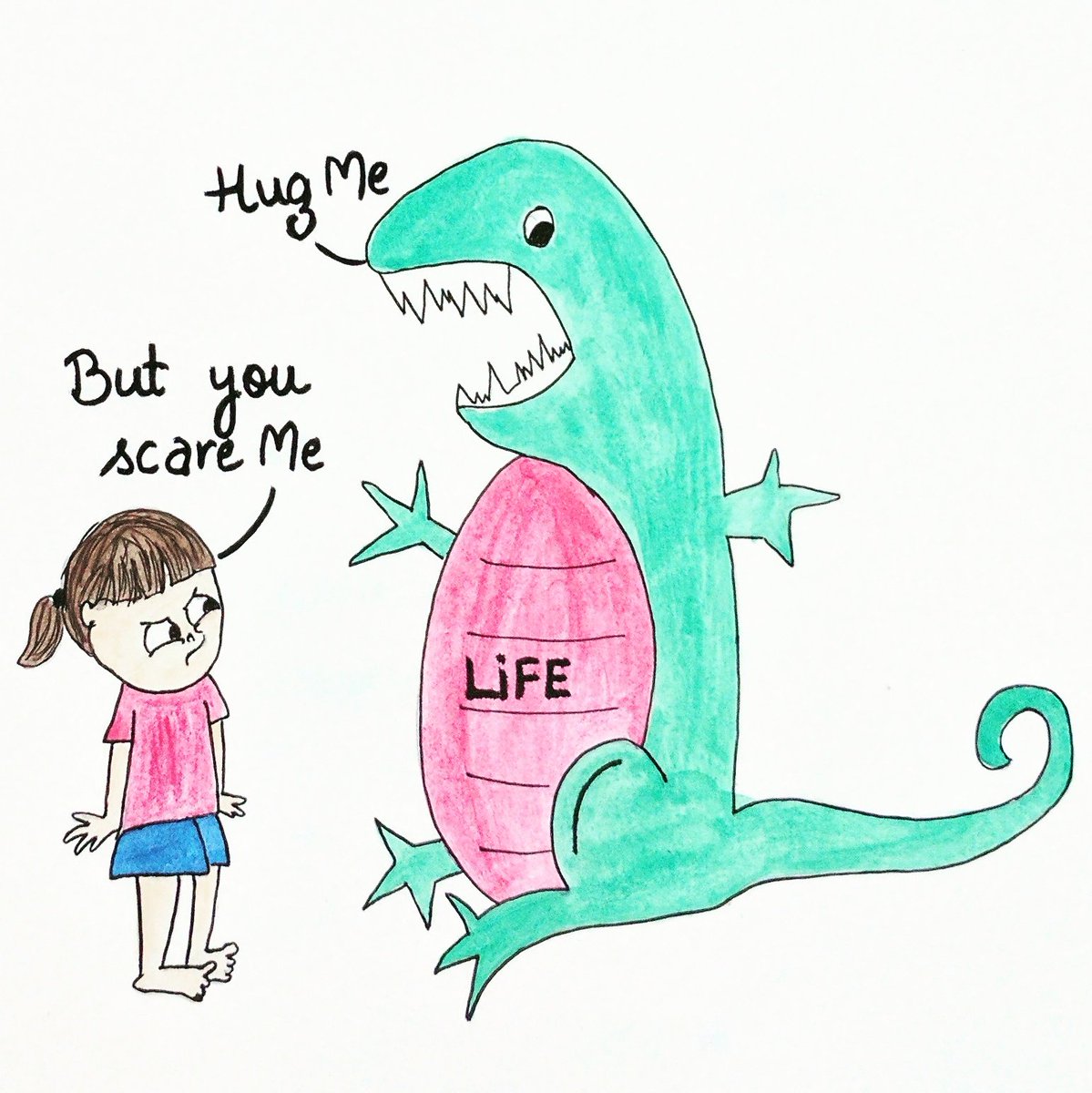 Notes_Pencil's tweet image. I am scared of you. Can you please be a bit more kind and generous. Please, pretty pleaseeee! #LifeLessons #doodle