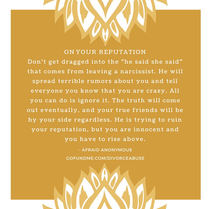 It's impossible to fight a smear campaign. It hurts, but the thing to do is walk away. #30daysofwarnings #quote bit.ly/2mrUNBN