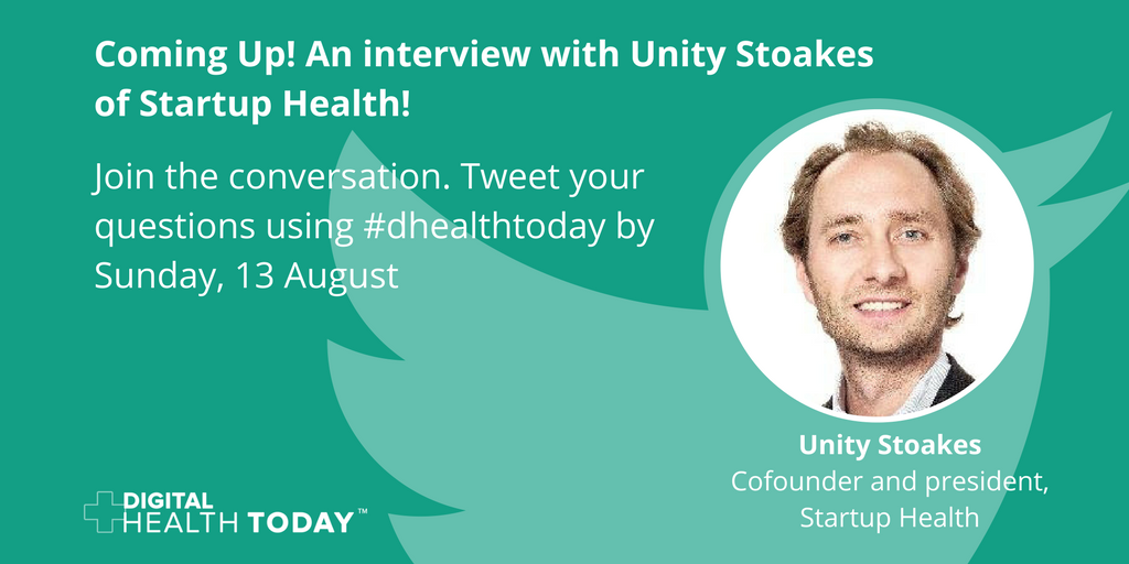 dhealthtoday's tweet photo. Today is the day! Send Qs for @unitystoakes using hashtag #dhealthtoday. Join the conversation & tune in for the answer! https://t.co/09rC3PMHrn