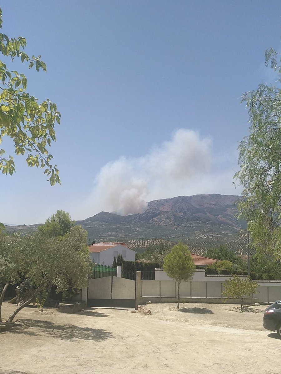 JuanSoriaDiaz1's tweet photo. @Plan_INFOCA Así se ve desde el Tenteson #IFjaen ánimo!!!! https://t.co/biwAqYdSpo