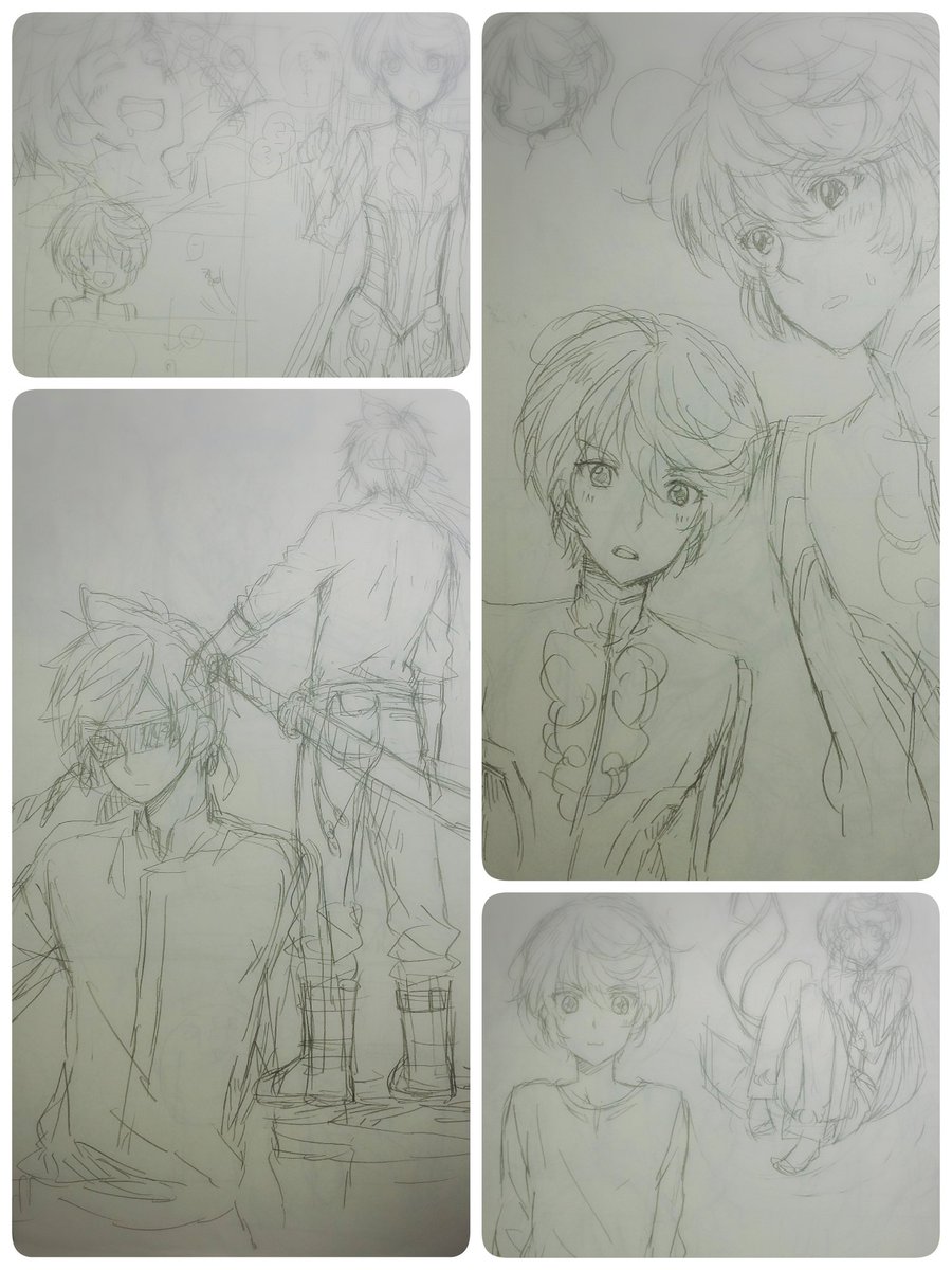 片付けすると出てくる行き場のないざかざかの落書きたち…