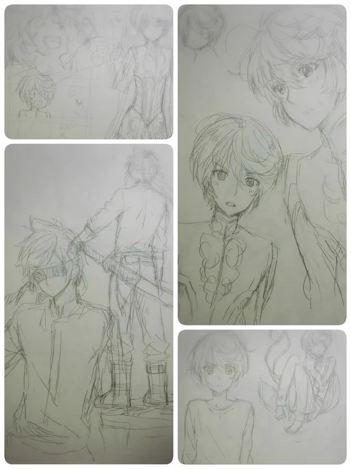 片付けすると出てくる行き場のないざかざかの落書きたち…
