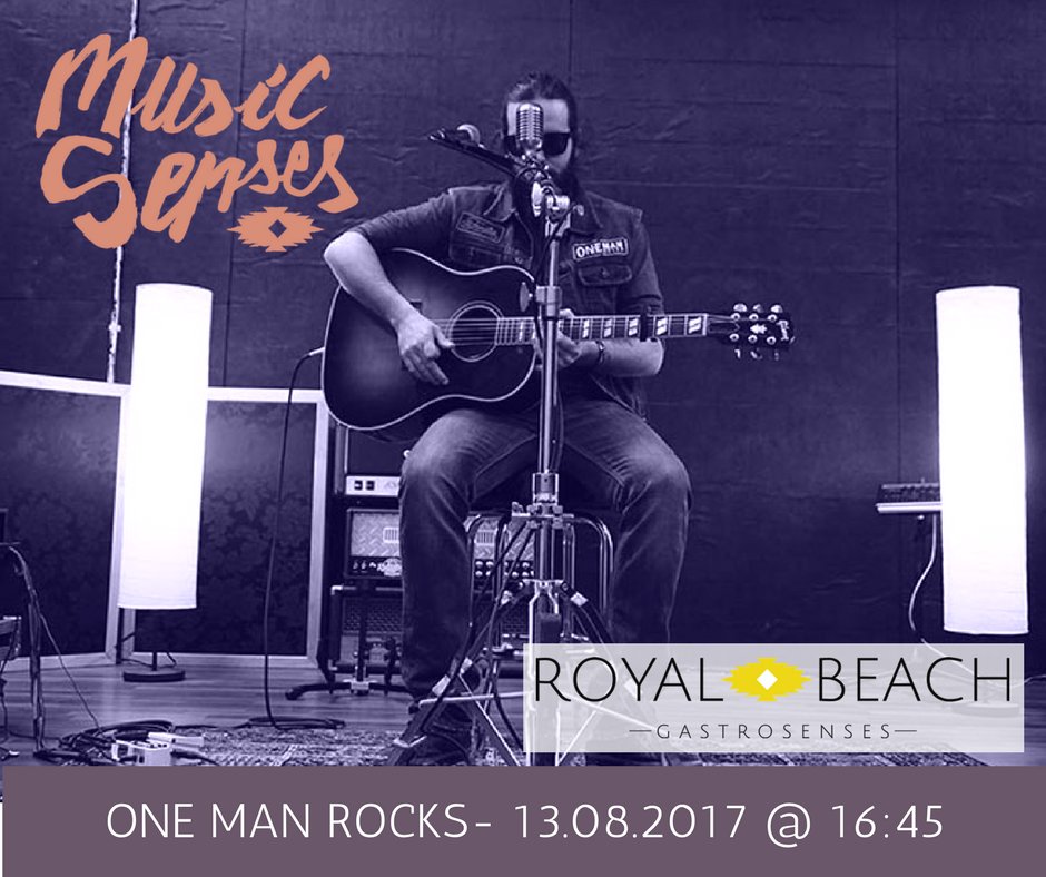 Youthing_es's tweet photo. Esta tarde Juanma 'FullMetal' es #OneManRocks en @RoyalBeach_PMI #Platja de Muro 16.45h #cocktail #sunset #Mallorca https://t.co/eBMOXahIOA