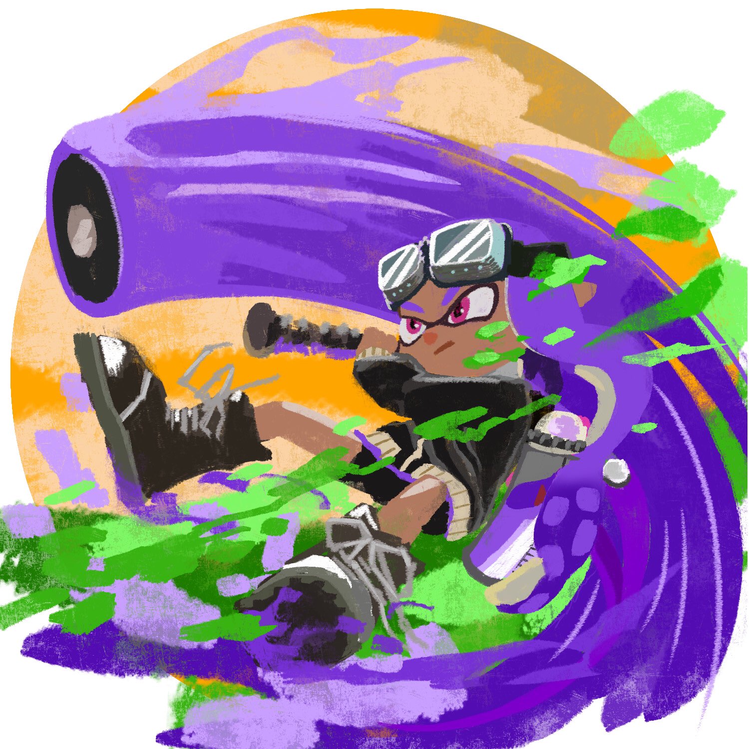 えだまめ スプラトゥーンのイラストです ぜひアイコンに使ってください スプラトゥーン2 アイコン描きます T Co 37ke6qemdu Twitter