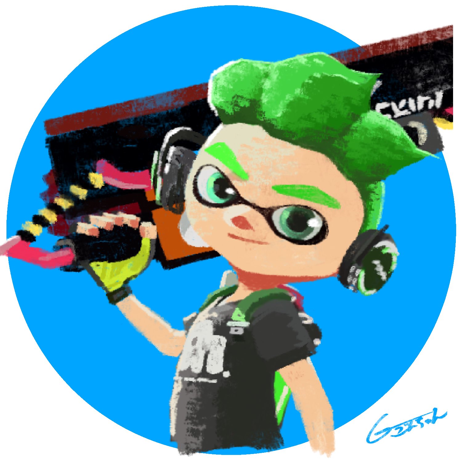 えだまめ スプラトゥーンのイラストです ぜひアイコンに使ってください スプラトゥーン2 アイコン描きます えだまめ スプラトゥーンのイラストです ぜひアイコンに使ってください スプラトゥーン2 アイコン描きます
