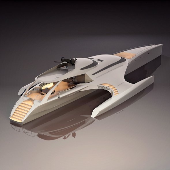 bestindianhost's tweet photo. Luxury yacht trimaran (Transport) https://t.co/gt7HUqLrra https://t.co/5p3R2Gt3fH
