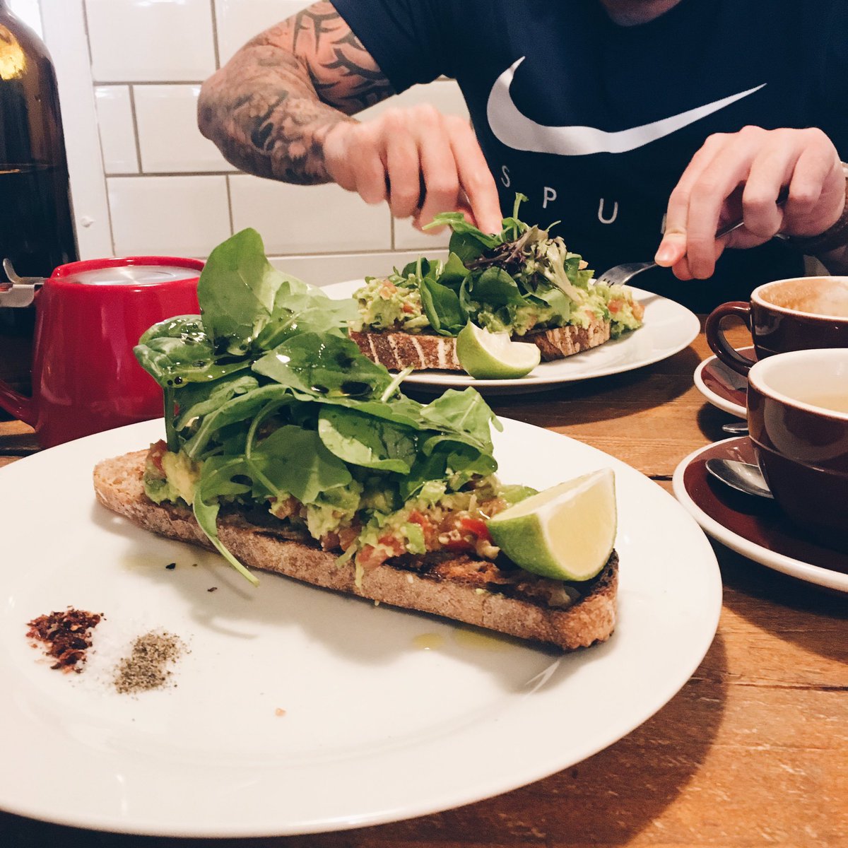 Yummy breakfast at <a href="/HomeCoffeeSouth/">Home Coffee Southsea</a> this morning, always a fab spot for coffees and food in #Southsea