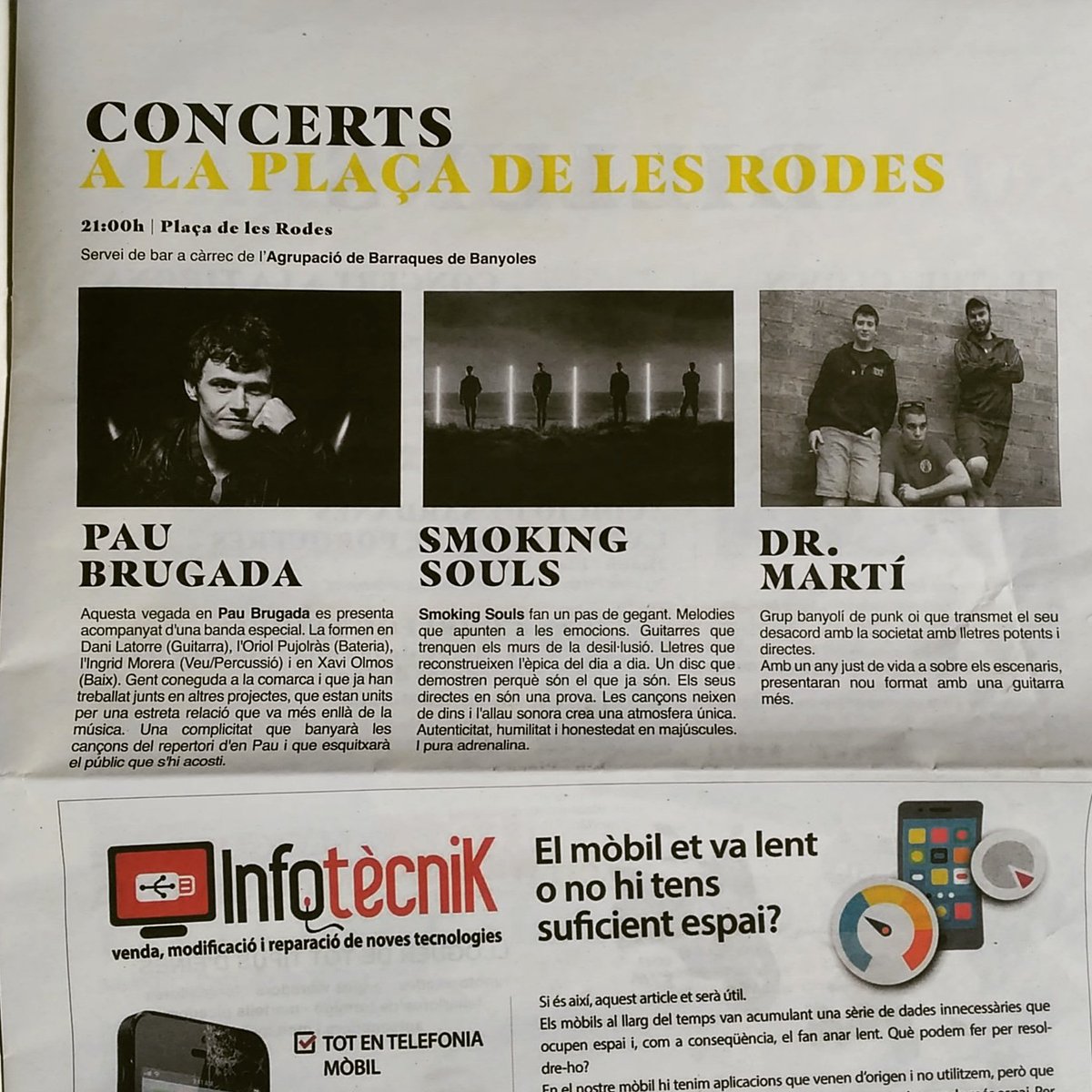 festesbanyoles (@festesbanyoles) on Twitter photo #festesagostbny17
Segueixen els concerts a les 21h a la plaça de les Rodes! <a href="/PauBrugada/">Pau Brugada</a>, Smoking Souls, Dr. Marti #festesagostbny17
Segueixen els concerts a les 21h a la plaça de les Rodes! <a href="/PauBrugada/">Pau Brugada</a>, Smoking Souls, Dr. Marti