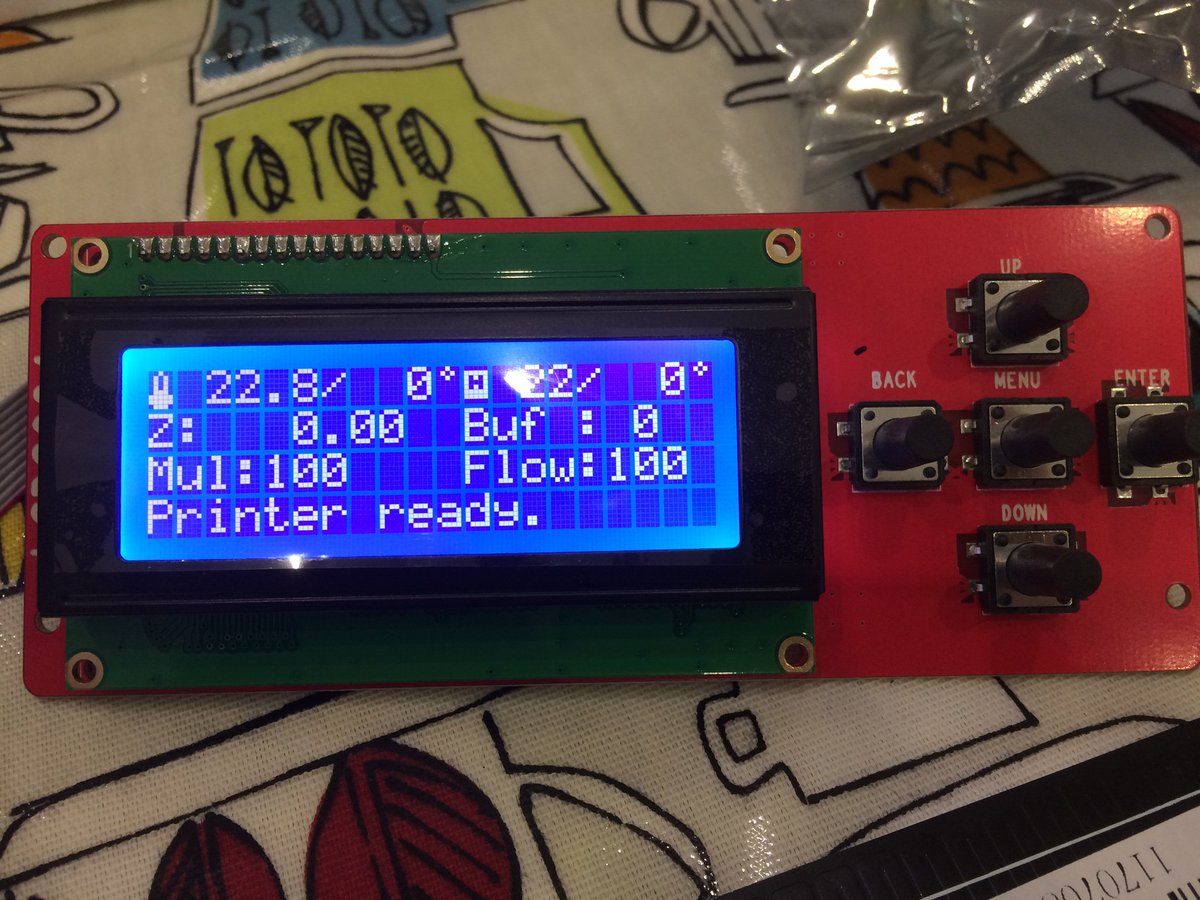 spjwebster's tweet photo. It lives! #aneta8 #3dprinting https://t.co/fNGGXX0VoF
