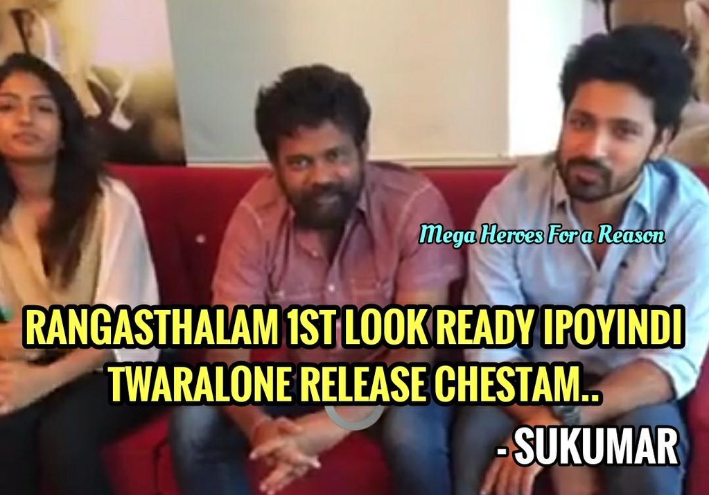 AlwaysMegaHero's tweet photo. Most awaited Movie in #RamCharan career With huge expectations
#WeWantRangasthalamFL
@MythriOfficial @aryasukku https://t.co/YsexxGjzlX
