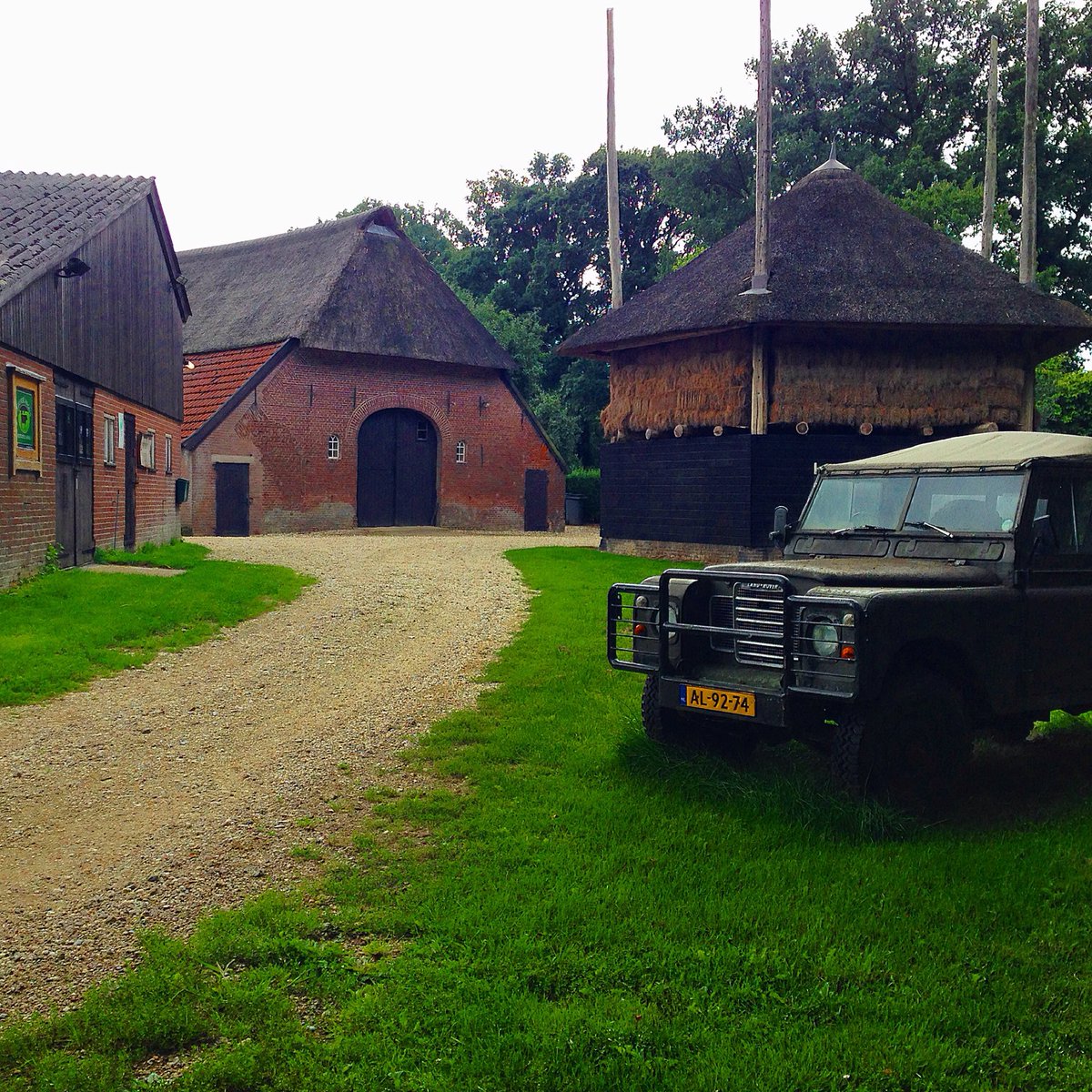 Kom tijdens het wandelen een kijkje nemen op de Angus boerderij!