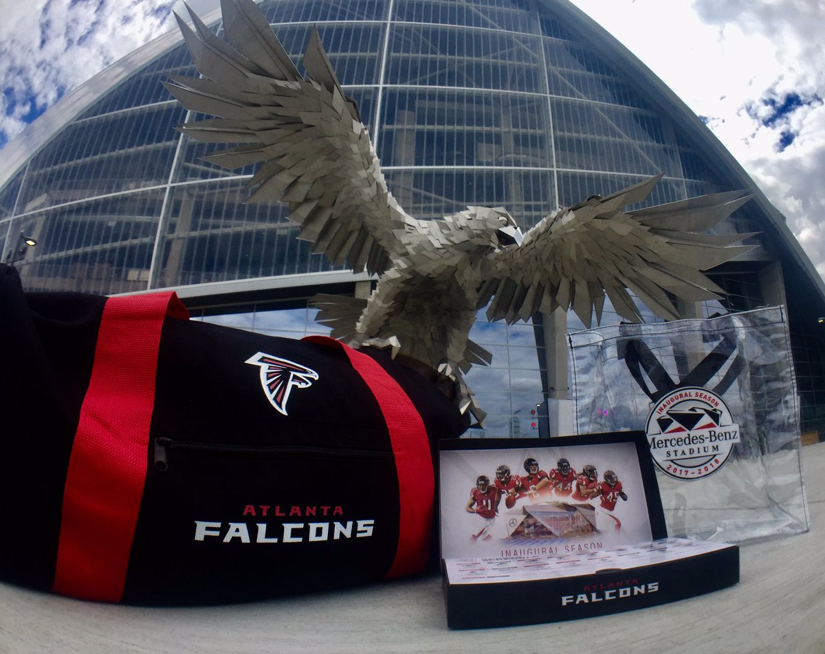 MBStadium's tweet image. .@AtlantaFalcons Season Ticket packages are in the 📬! 

Share pictures of yours when they arrive and use #MBStadium &amp;amp; #RiseUp