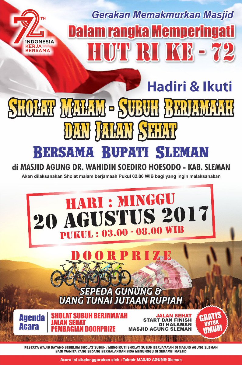 Sri Purnomo En Twitter 1 Kemarin Ada Yang Tanya Tanya Kapan Ada Ajakan Lagi Untuk Sholat Shubuh Berjamaah Nah Ini Jawabannya Hari Ahad Tnggl 20 Agustus 2017 Https T Co 1ugo5qsiaa